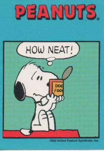 Cromo E003357: Trading Card. Peanuts Classics, nº 109 January 6, 1979