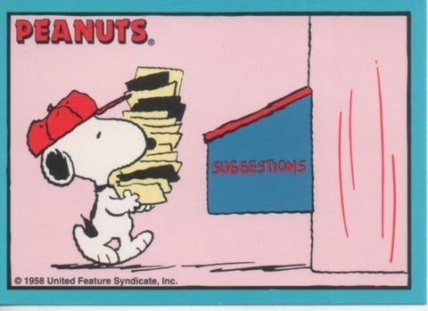 Cromo E003347: Trading Card. Peanuts Classics, nº 97 July 2, 1989