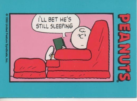 Cromo E003279: Trading Card. Peanuts Classics, nº 3 March 26, 1989