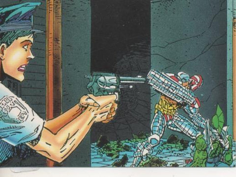 Cromo E003273: Trading Card. The Savage Dragon, nº 85 Freeze!