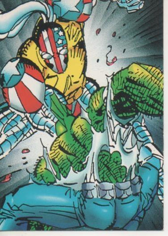 Cromo E003271: Trading Card. The Savage Dragon, nº 83 One, Two Punch