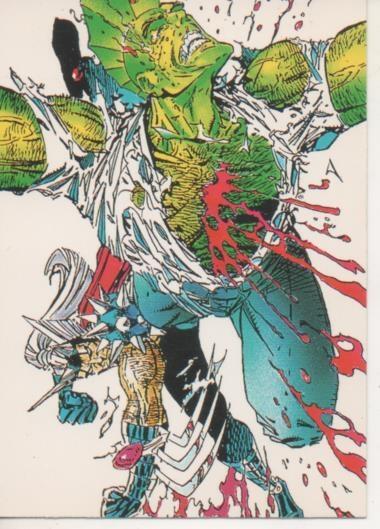 Cromo E003268: Trading Card. The Savage Dragon, nº 76 Sliced
