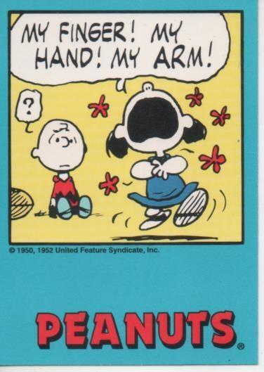 Cromo E003285: Trading Card. Peanuts Classics, nº 11 August 2, 1979