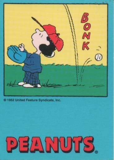 Cromo E003312: Trading Card. Peanuts Classics, nº 40 July 3, 1989