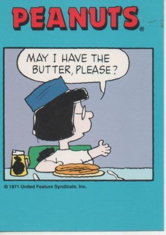 Cromo E003311: Trading Card. Peanuts Classics, nº 38 June 17, 1989