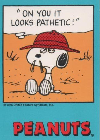 Cromo E003306: Trading Card. Peanuts Classics, nº 33 November 24, 1989
