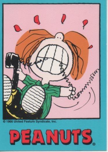 Cromo E003305: Trading Card. Peanuts Classics, nº 32 Jume 15. 1989