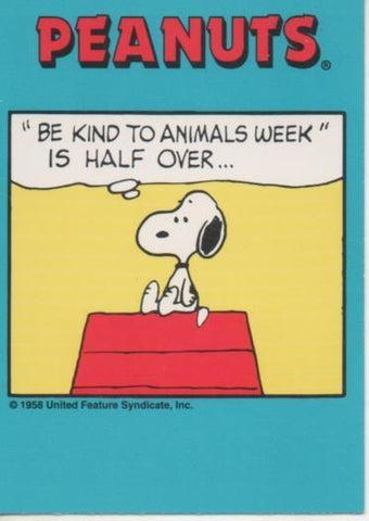 Cromo E003296: Trading Card. Peanuts Classics, nº 23 May 1, 1969