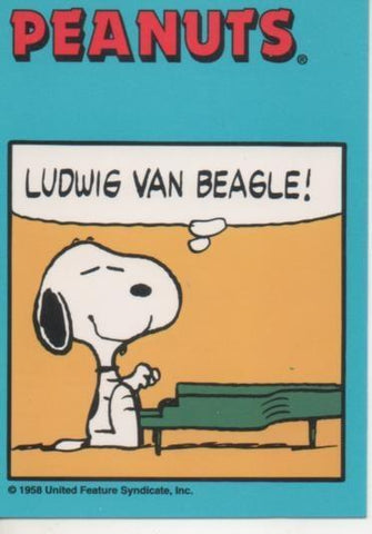 Cromo E003290: Trading Card. Peanuts Classics, nº 16 September 5, 1979