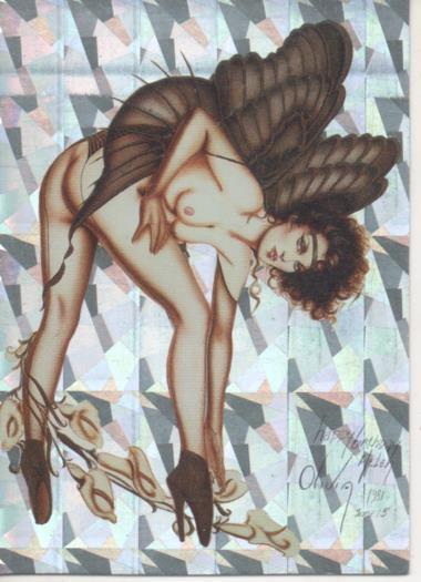 Cromo E003441: Trading Card. Olivia II, nº 16 Butterfly Lady
