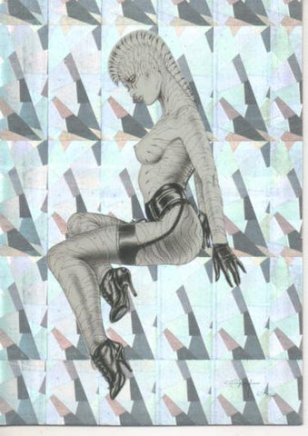 Cromo E003470: Trading Card. Olivia II, nº 52 Zebra Lady