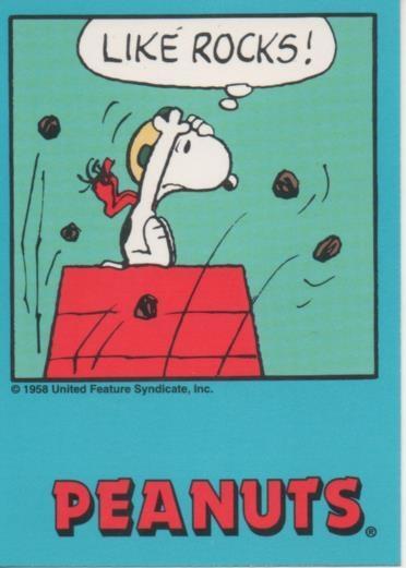 Cromo E003395: Trading Card. Peanuts Classics, nº 157 February 3, 1979