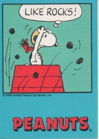 Cromo E003395: Trading Card. Peanuts Classics, nº 157 February 3, 1979