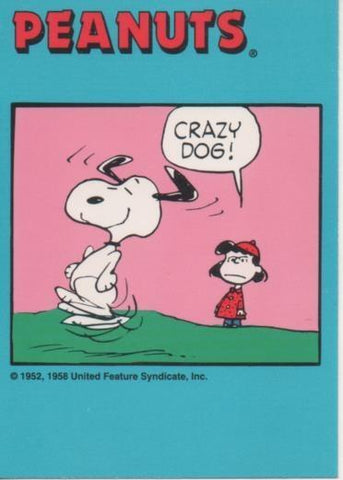 Cromo E003391: Trading Card. Peanuts Classics, nº 153 February 8, 1969