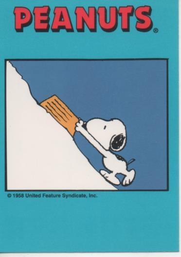 Cromo E003390: Trading Card. Peanuts Classics, nº 152 December 14, 1989