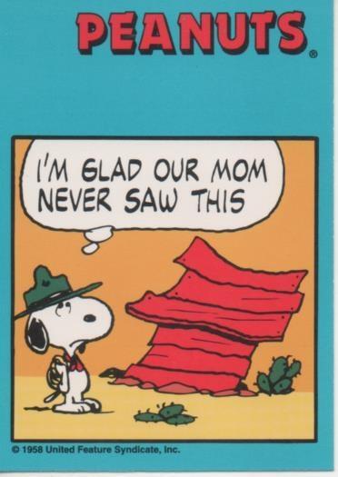 Cromo E003382: Trading Card.Peanuts Classics, nº 143 August 16, 1979