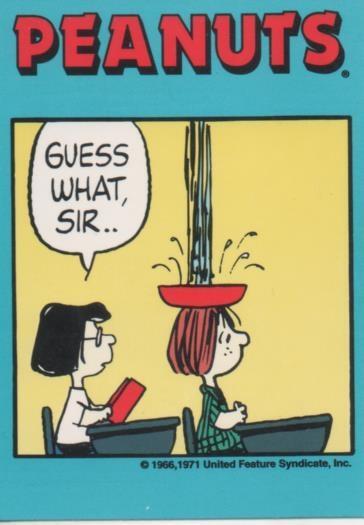 Cromo E003379: Trading Card. Peanuts Classics, nº 140 November 15, 1979