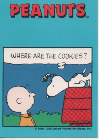 Cromo E003401: Trading Card. Peanuts Classics, nº 166 October 16, 1989