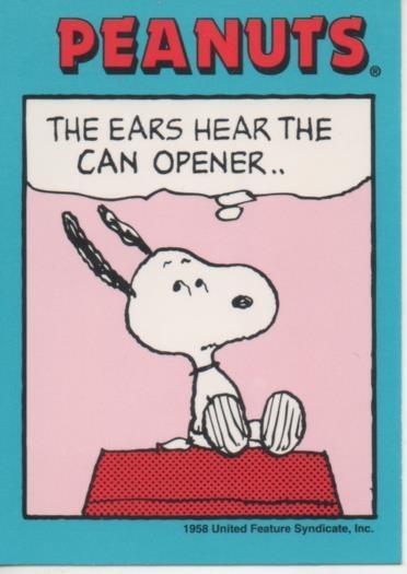 Cromo E003403: Trading Card. Peanuts Classics, nº 168 May 17, 1989