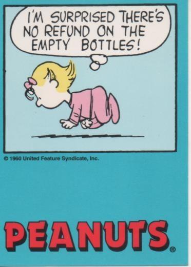 Cromo E003426: Trading Card. Peanuts Classics, nº 198 November 14, 1959
