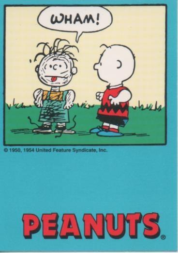 Cromo E003424: Trading Card. Peanuts Classics, nº 196 November 25, 1959
