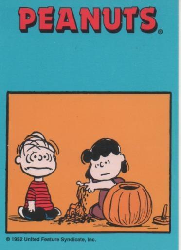 Cromo E003419: Trading Card. Peanuts Classics, nº 189 October 31, 1959