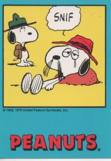 Cromo E003411: Trading Card. Peanuts Classics, nº 179 August 17, 1979