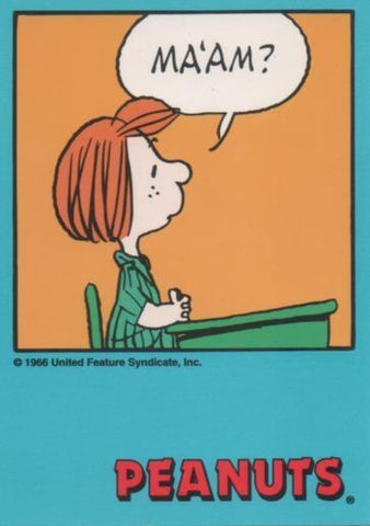 Cromo E003410: Trading Card. Peanuts Classics, nº 176 November 24, 1979