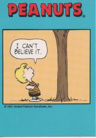 Cromo E003406: Trading Card. Peanuts Classics, nº 171 January 24, 1969