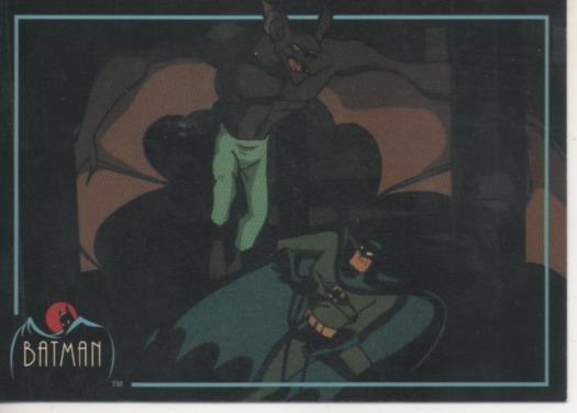 Cromo E003103: Trading Card. Batman, 58 of 100 On Leather Wings