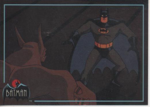 Cromo E003101: Trading Card. Batman, 55 of 100 On Leather Wings