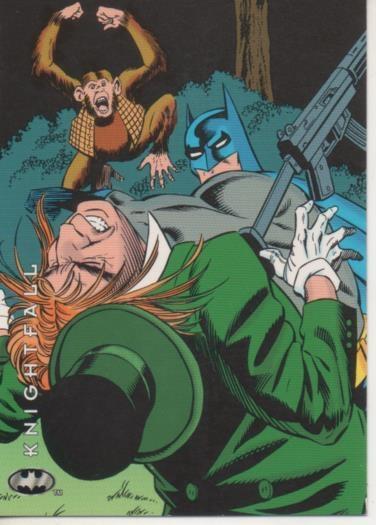 Cromo E003089: Trading Card. SkyBox. Batman, nº 74 One Down