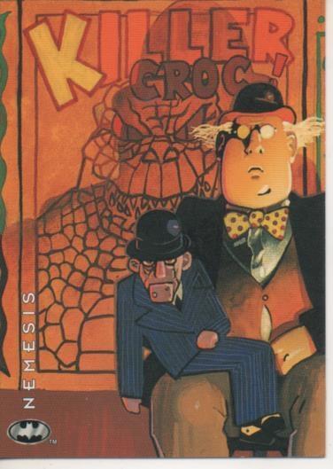 Cromo E003083: Trading Card. SkyBox. Batman, nº 54 Killer Crock/Scarface