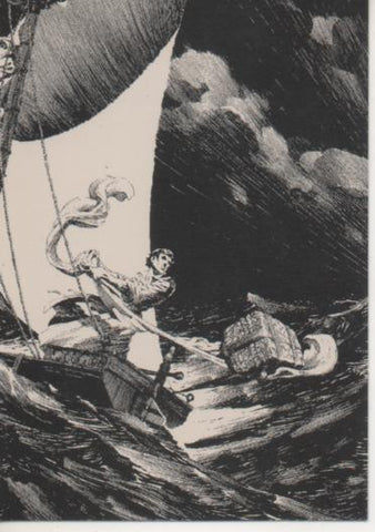 Cromo E003134: Trading Card, Frankenstein, F33 Cast Into the Sea