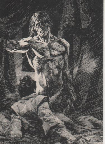 Cromo E003117: Trading Card. Frankenstein, F11 His Eyes Were Fixed on Me