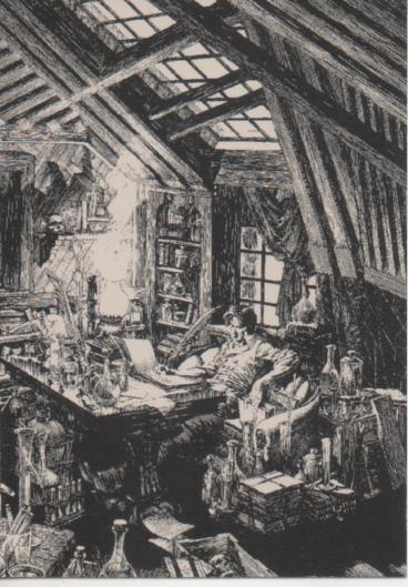Cromo E003113: Trading Card.Frankenstein, F5 Deep in Study
