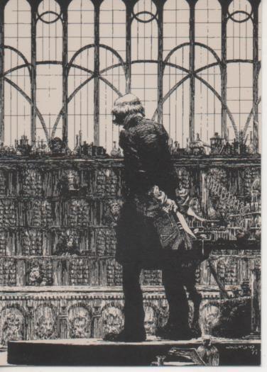 Cromo E003112: Trading Card. Frankenstein, F4 The Lecture