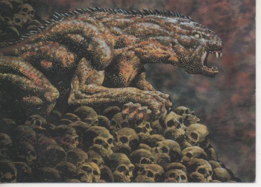 Cromo E003211: Trading Card, Master of the Macabre, nº 82 Guardian of the well of Souls