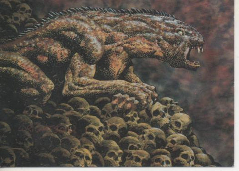 Cromo E003211: Trading Card, Master of the Macabre, nº 82 Guardian of the well of Souls