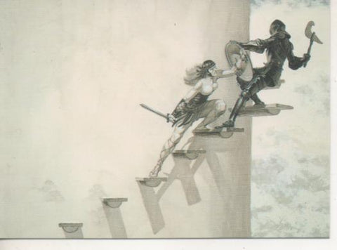 Cromo E003209: Trading Card, Master of the Macabre, nº 81 Defender of the Keep