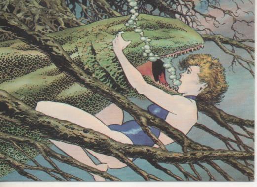 Cromo E003206: Trading Card, Master of the Macabre, nº 77 Fish Sticks
