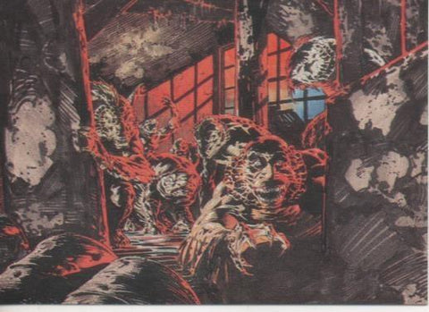 Cromo E003205: Trading Card, Master of the Macabre, nº 76 Amphibious Assault