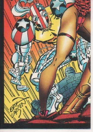 Cromo E003225: Trading Card. The Savage Dragon, nº 16 Flexibility