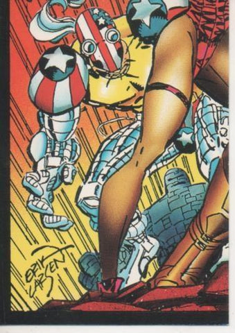 Cromo E003225: Trading Card. The Savage Dragon, nº 16 Flexibility