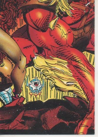 Cromo E003226: Trading Card. The Savage Dragon, nº 17 co-Existence