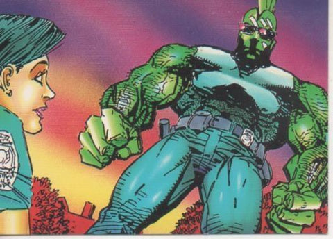 Cromo E003250: Trading Card. The Savage Dragon, nº 46 I'm Here