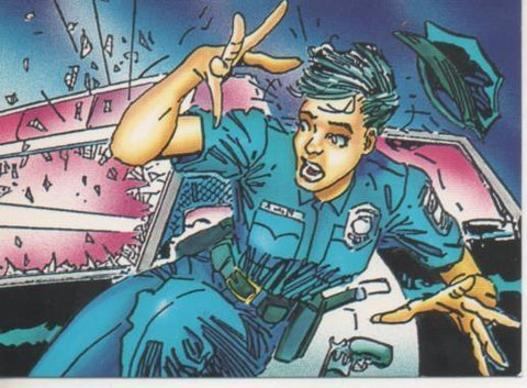 Cromo E003249: Trading Card. The Savage Dragon, nº 45 On Call