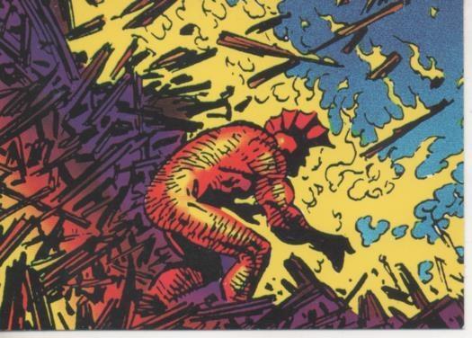 Cromo E003246: Trading Card. The Savage Dragon, nº 42 Explosion!