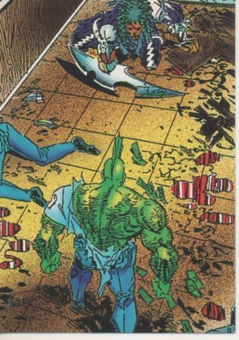 Cromo E003236: Trading Card. The Savage Dragon, nº 26 Standoff
