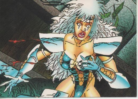 Cromo E003234: Trading Card. The Savage Dragon, nº 23 Glowbug